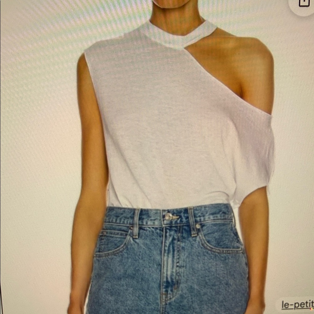 NWT RtA Lavender AXEL  Crop TEE